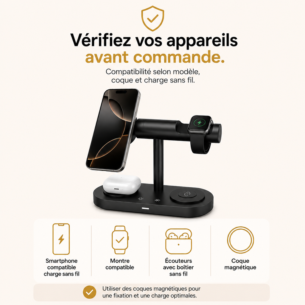 Station de charge 4-en-1 Ultra