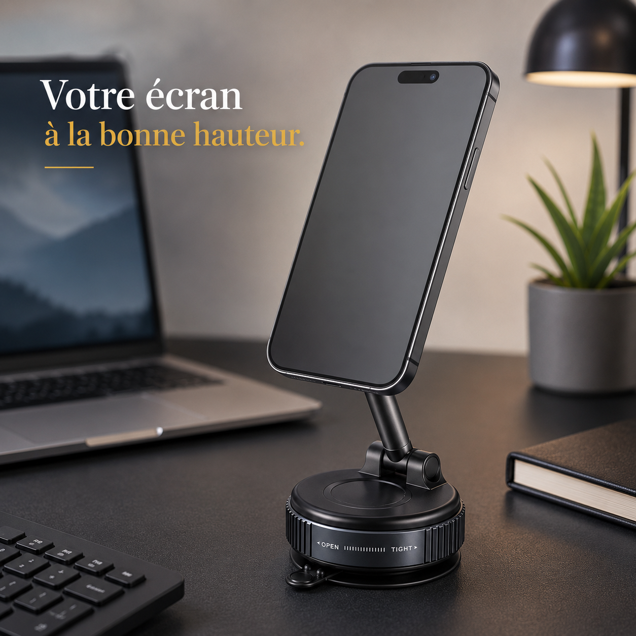 Support magnétique à ventouse Elite Access
