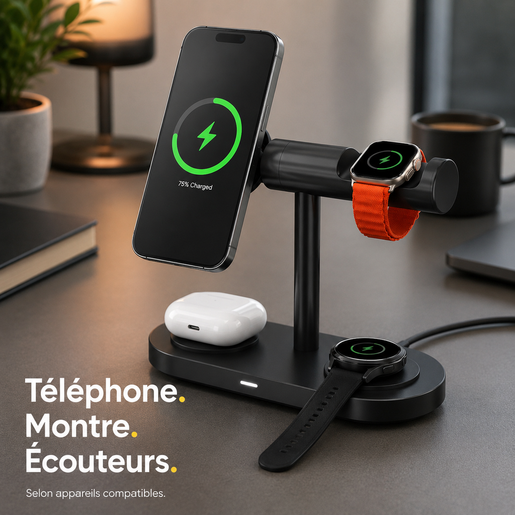 Station de charge 4-en-1 Ultra