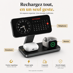 Station de charge 3-en-1 pliable