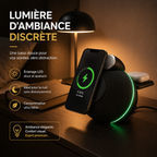 Station de charge 3-en-1 avec enceinte Bluetooth