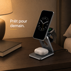 Chargeur pliable compact 3-en-1