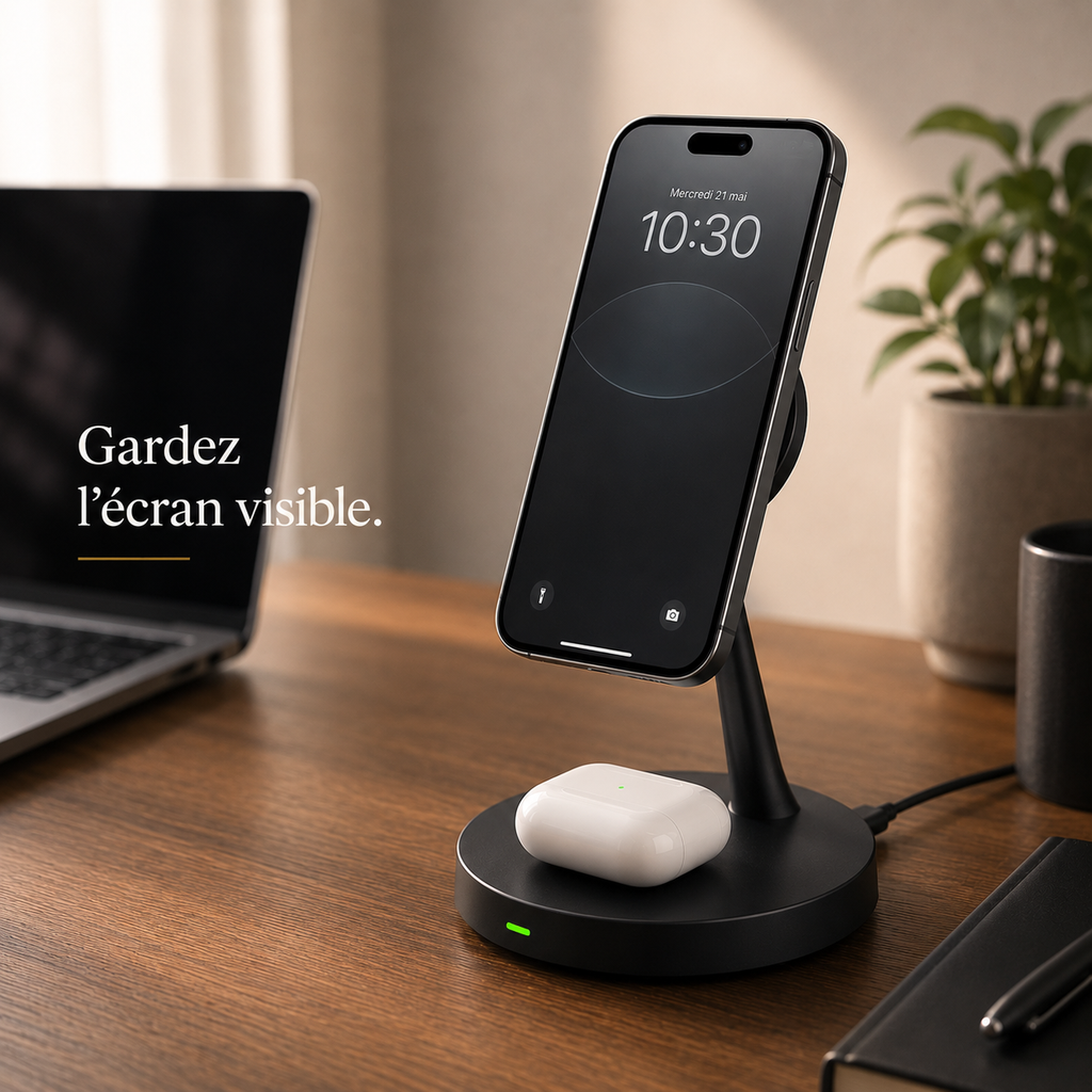 Station de charge 2-en-1