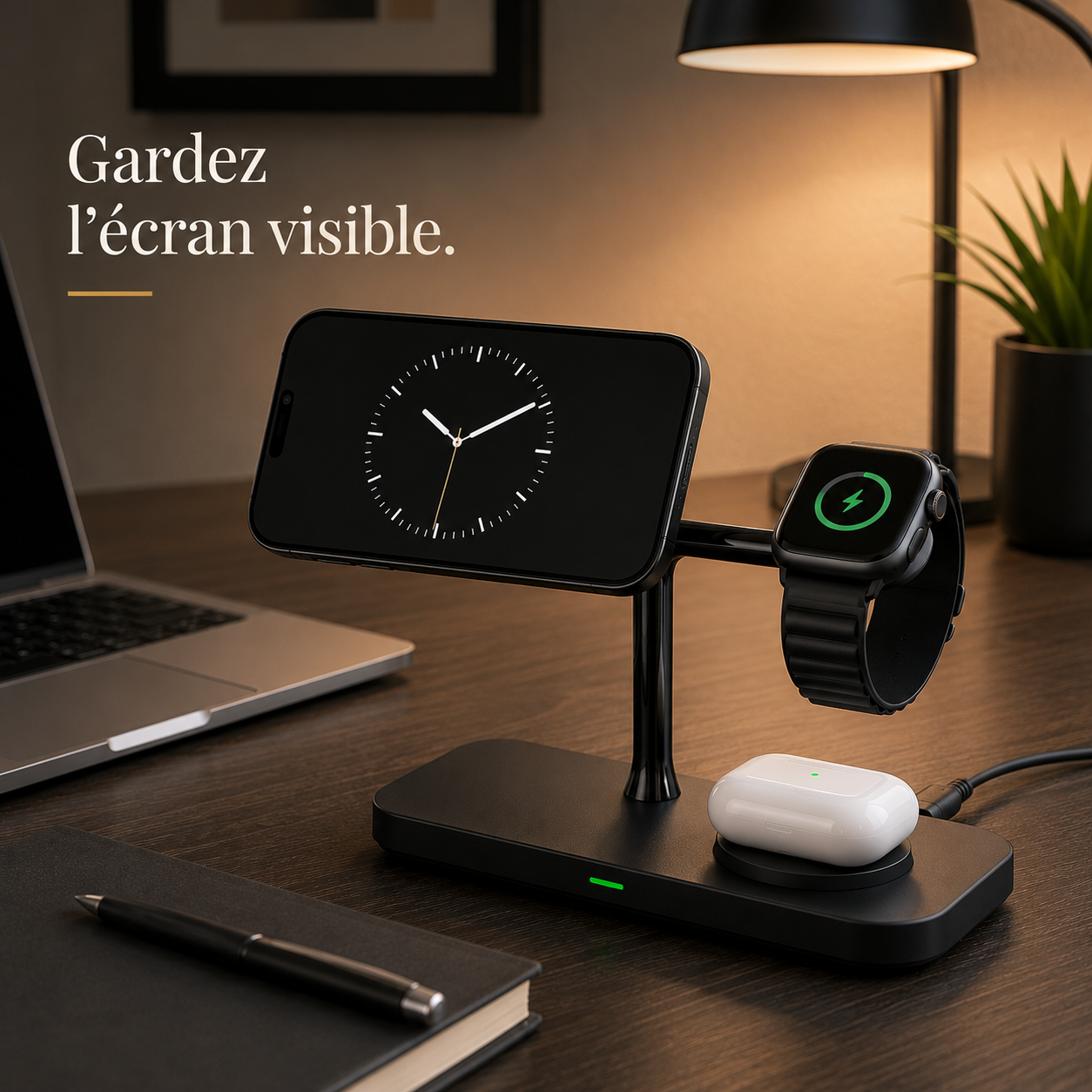 Station de charge 3-en-1
