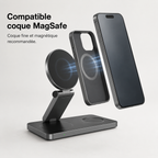 Station de charge 3-en-1 pliable