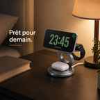 Chargeur pliable rotatif 3-en-1