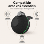 Station de charge 3-en-1 avec enceinte Bluetooth