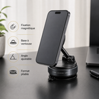 Support magnétique à ventouse Elite Access
