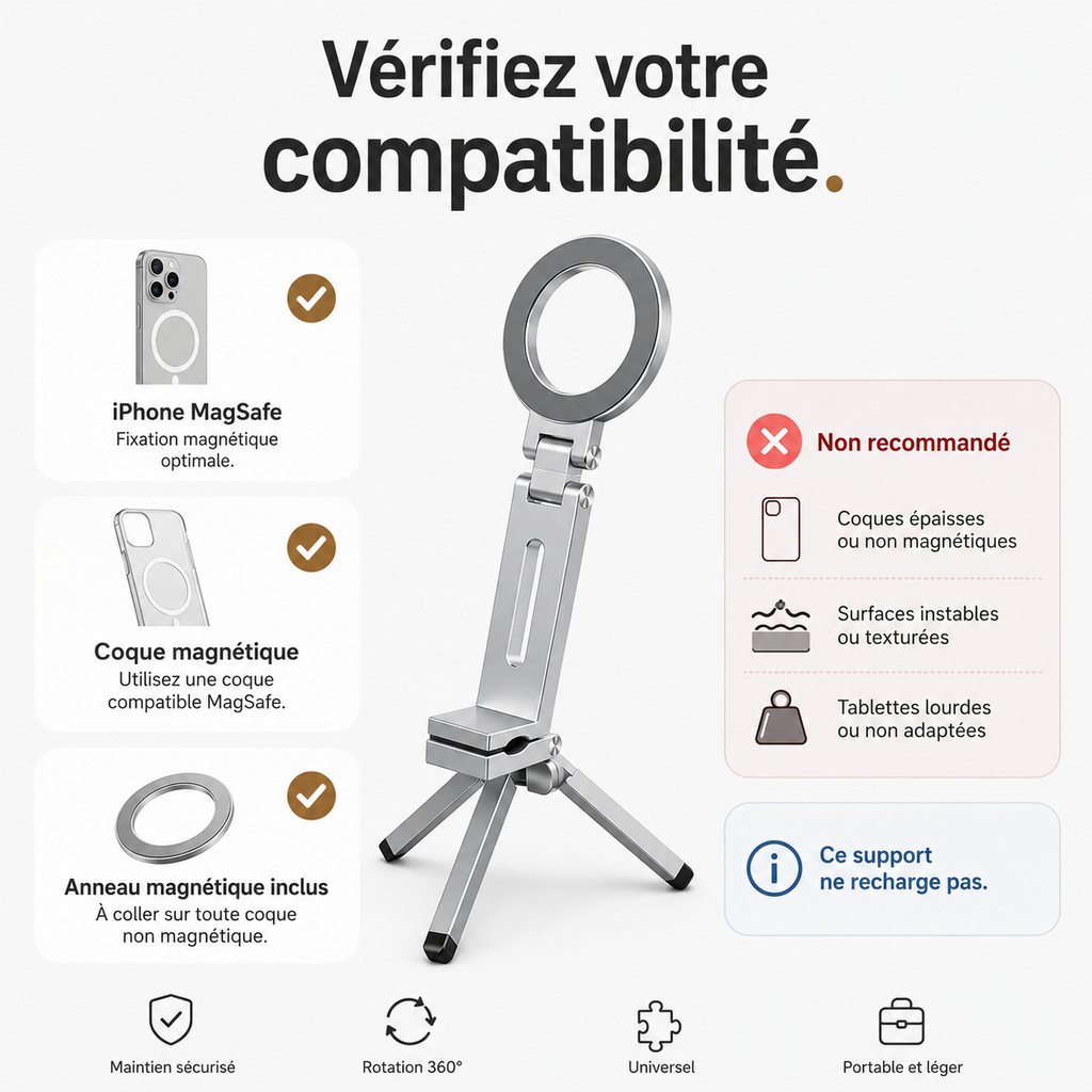 Support magnétique portable Elite Access