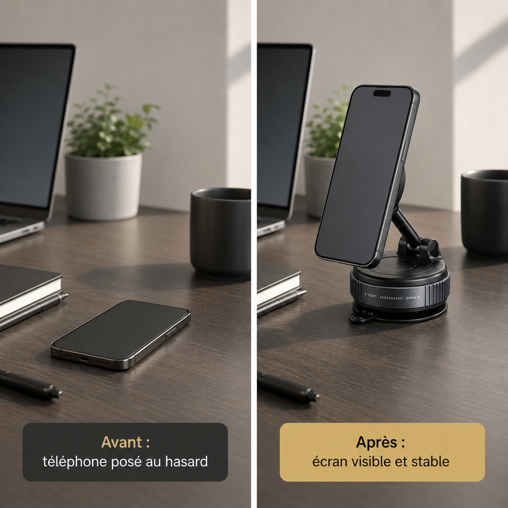 Support magnétique à ventouse Elite Access