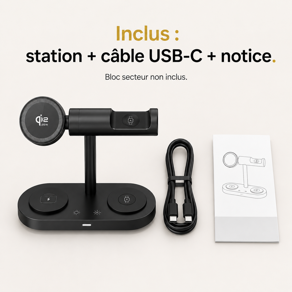Station de charge 4-en-1 Ultra
