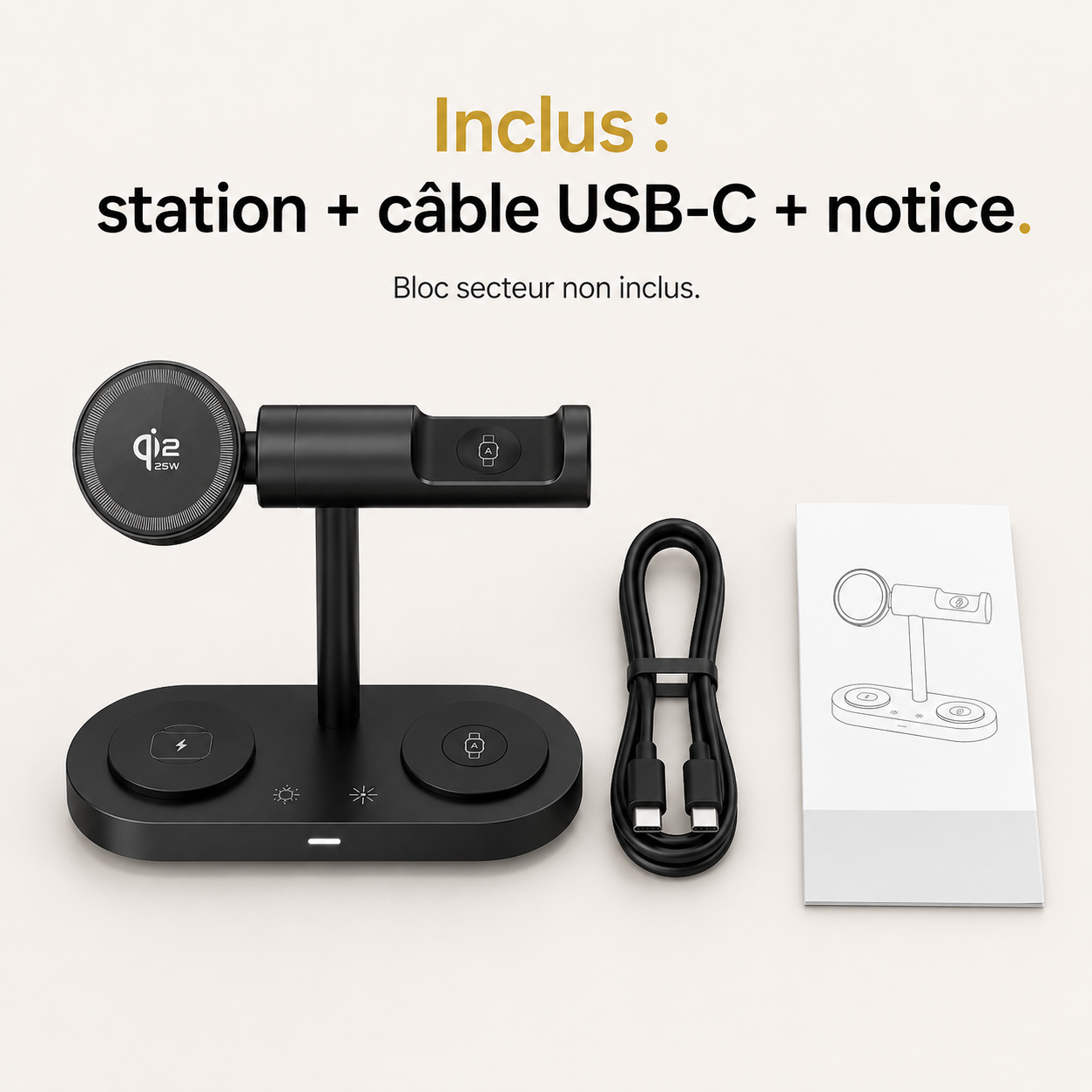 Station de charge 4-en-1 Ultra