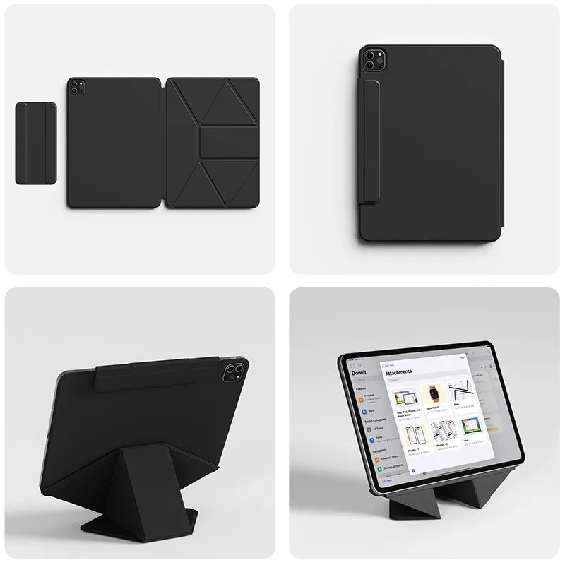 Étui iPad magnétique pliable