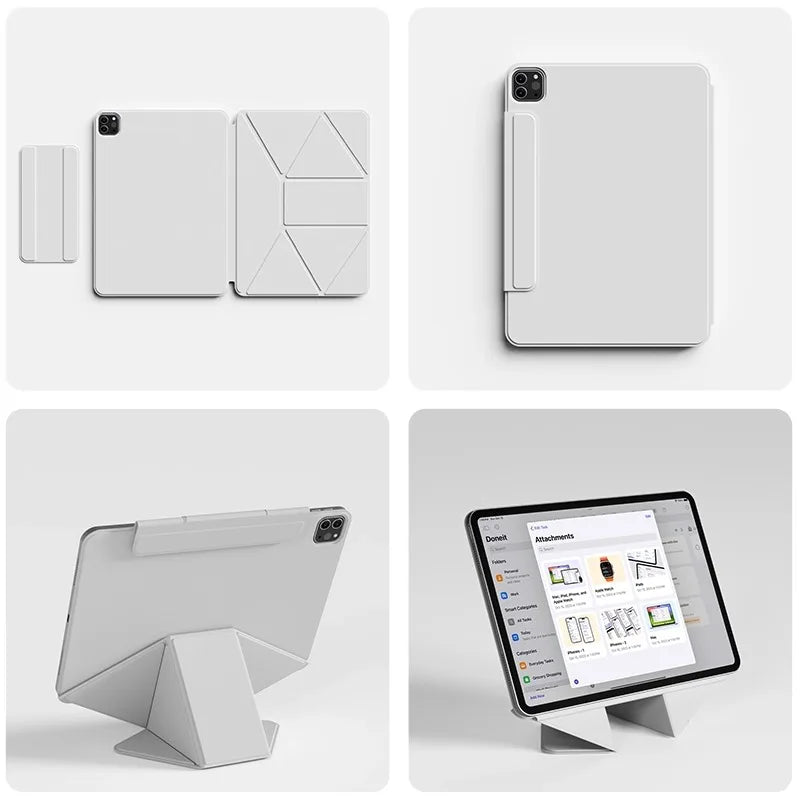 Étui iPad magnétique pliable
