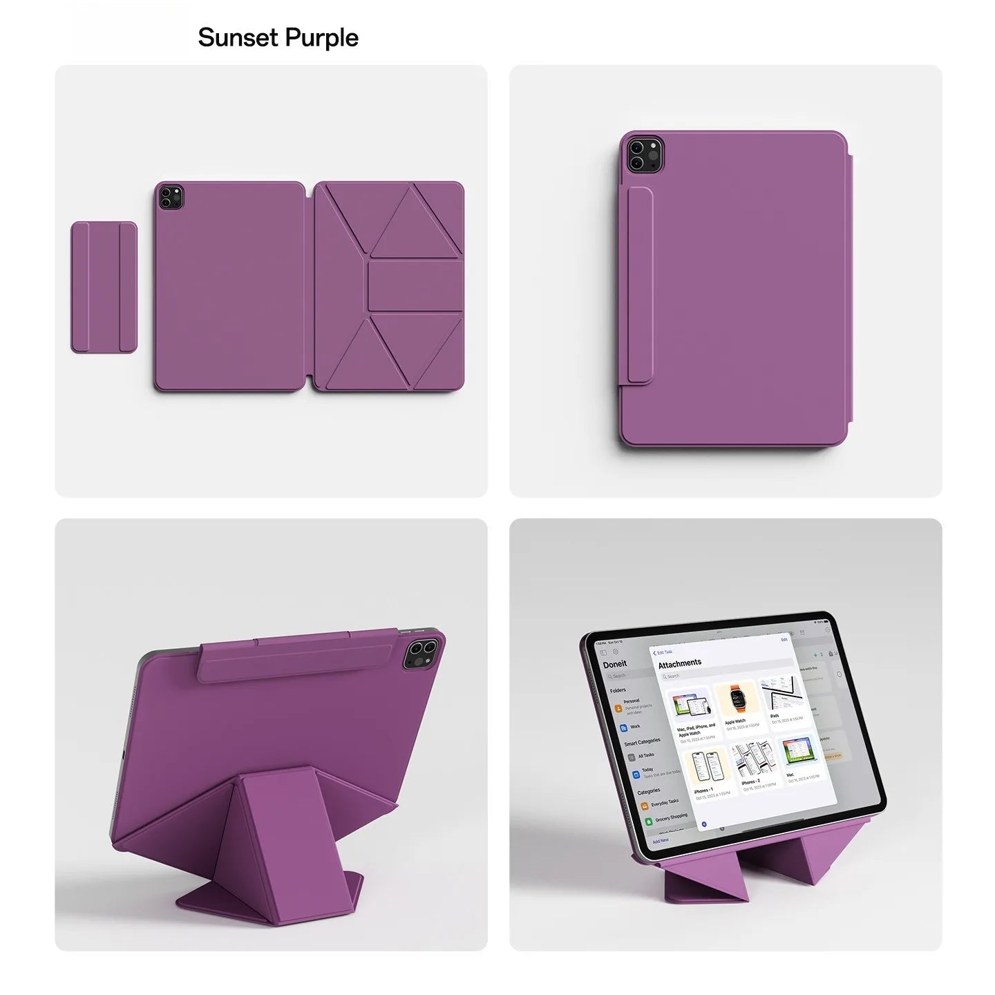 Étui iPad magnétique pliable